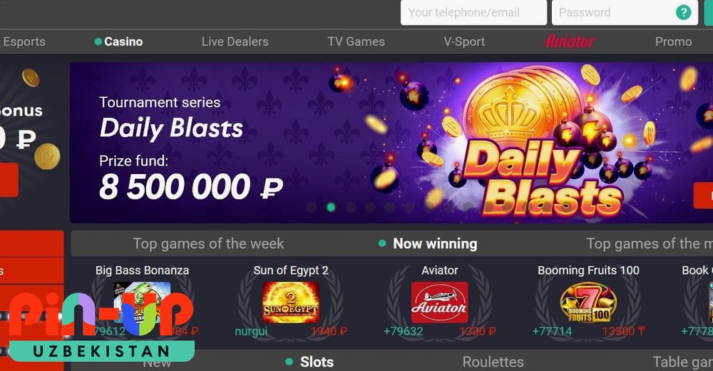 Xush kelibsiz bonus Pin-Up UZ Kazino xush kelibsiz bonus va bepul aylanishlar